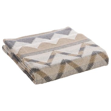 Surya Adara 50" x 60" Throw in Tan, Ivory and Charcoal, , large