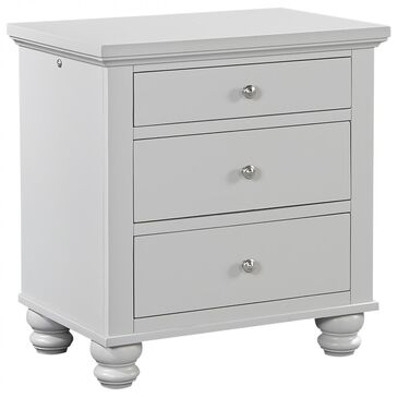 Riva Ridge Cambridge 3-Drawer Nightstand in Grey, , large