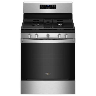 Whirlpool 5 Cu. Ft. Gas Range 5-in-1 Air Fry Oven in Stainless Steel, , large