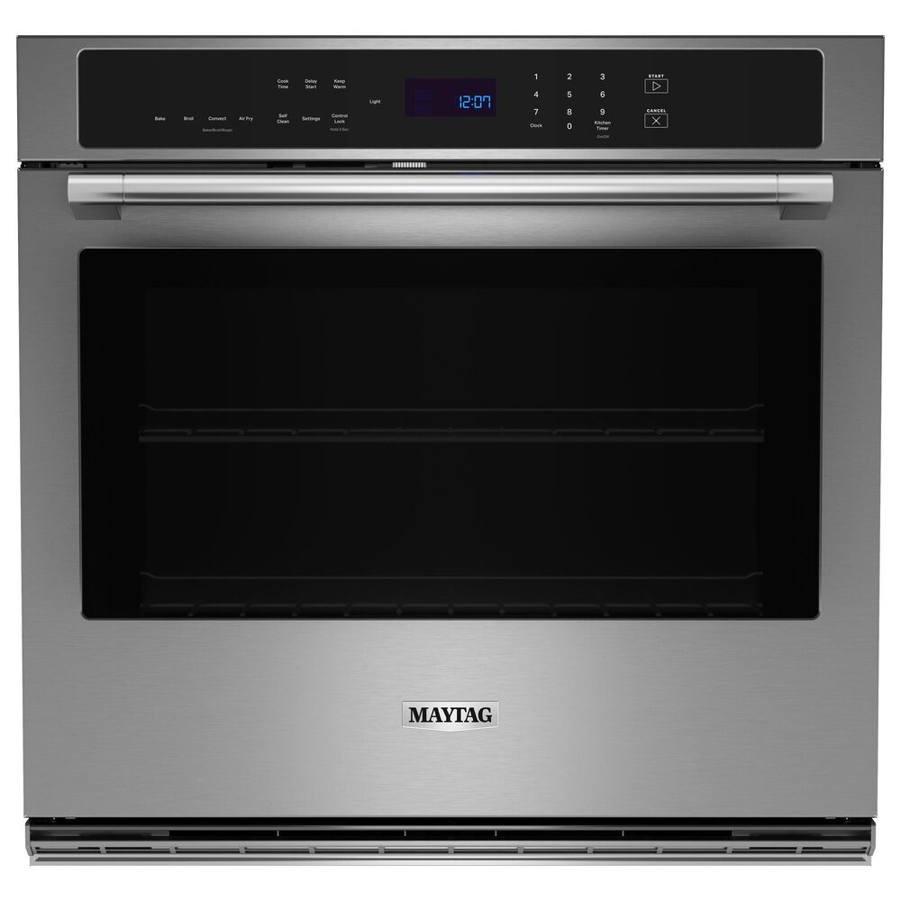 Maytag 27" Single Wall Oven with Air Fry and Basket in Fingerprint Resistant Stainless Steel, , large