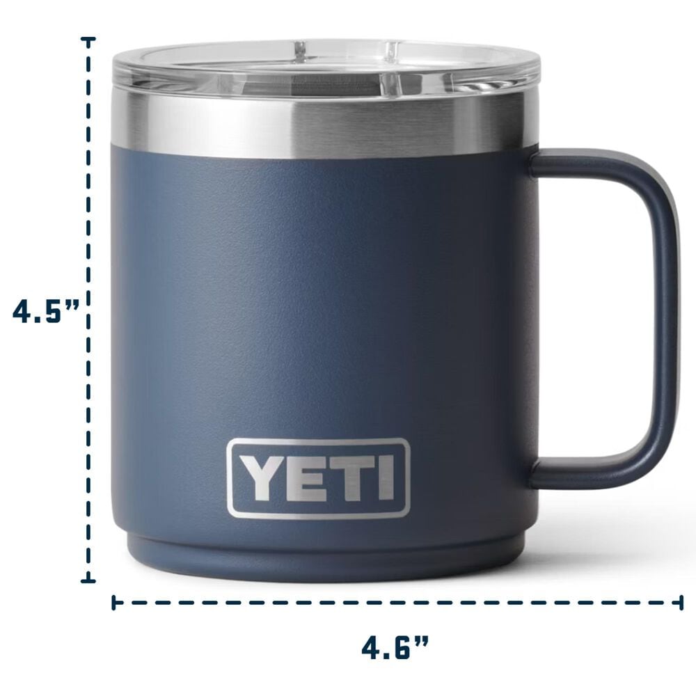 YETI Rambler 10 Oz Stackable Mug with Magslider Lid in Navy, , large