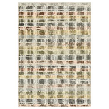 Oriental Weavers Branson 7"10" x 10" Ivory and Multicolor Area Rug, , large