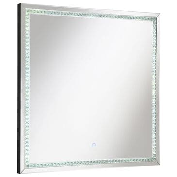 Pacific Landing Noelle Accent Wall Mirror in Silver, , large