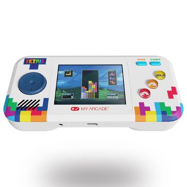 My Arcade Tetris Pocket Player Pro Controller in White and Blue, , large