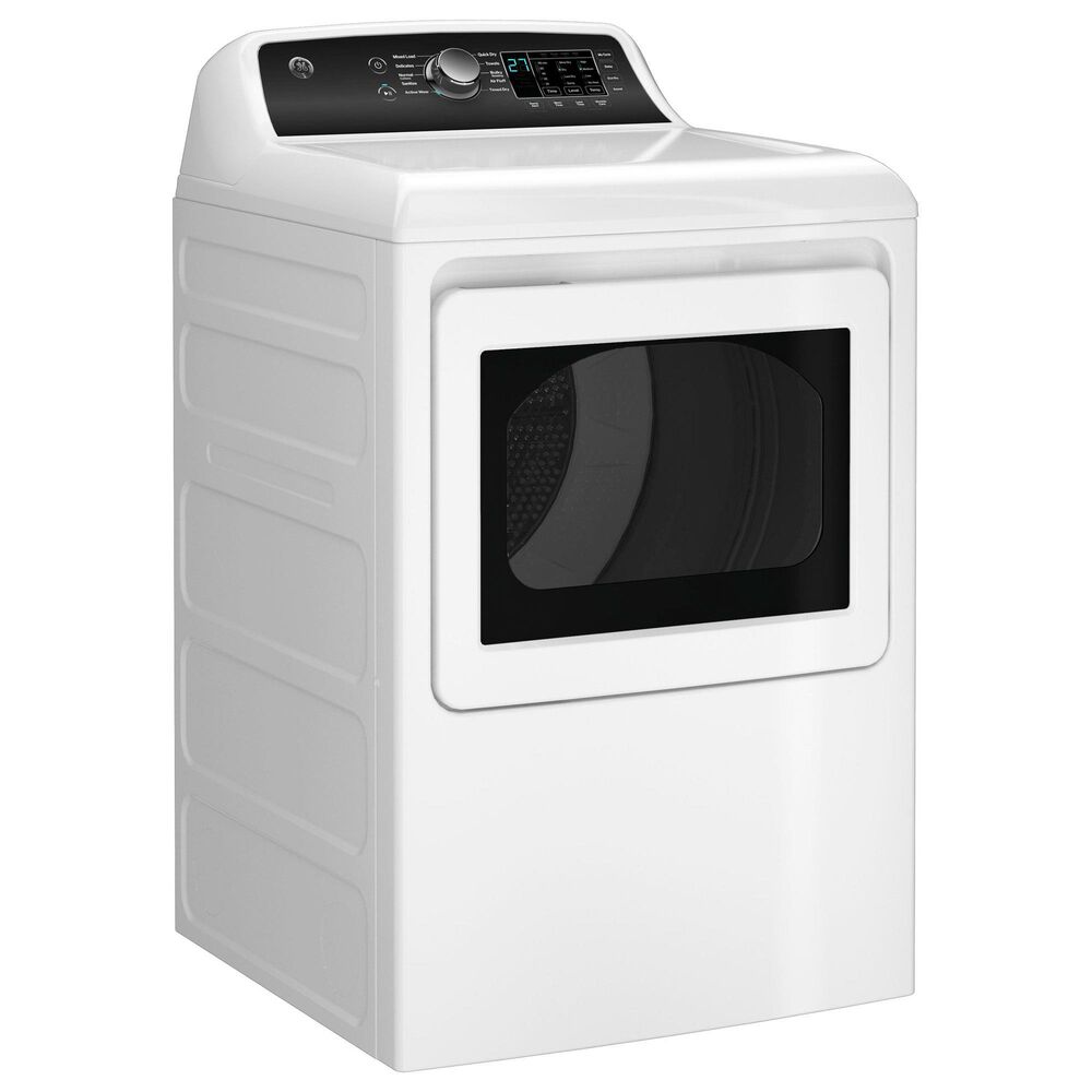 GE Appliances 7.4 Cu. Ft. Top Load Electric Dryer with Sensor Dry , , large