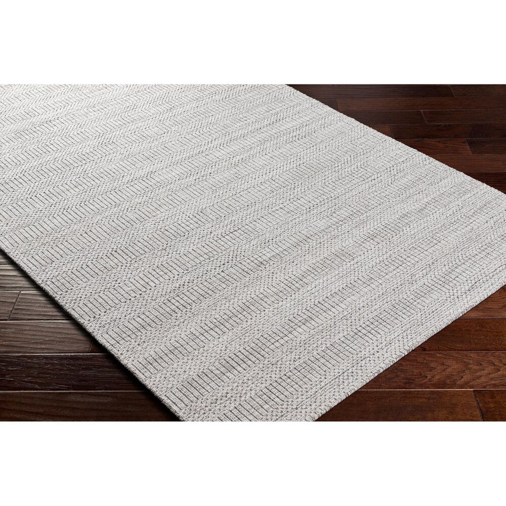 Surya Hickory 9&#39; x 12&#39; Light Beige, Gray and Charcoal Area Rug, , large