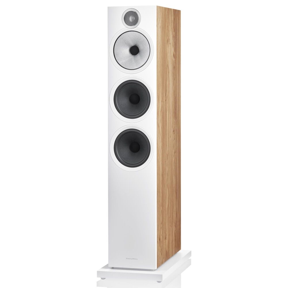 Bowers and Wilkins 600 Series S3 3-Way Floorstanding Loudspeaker in Oak, , large