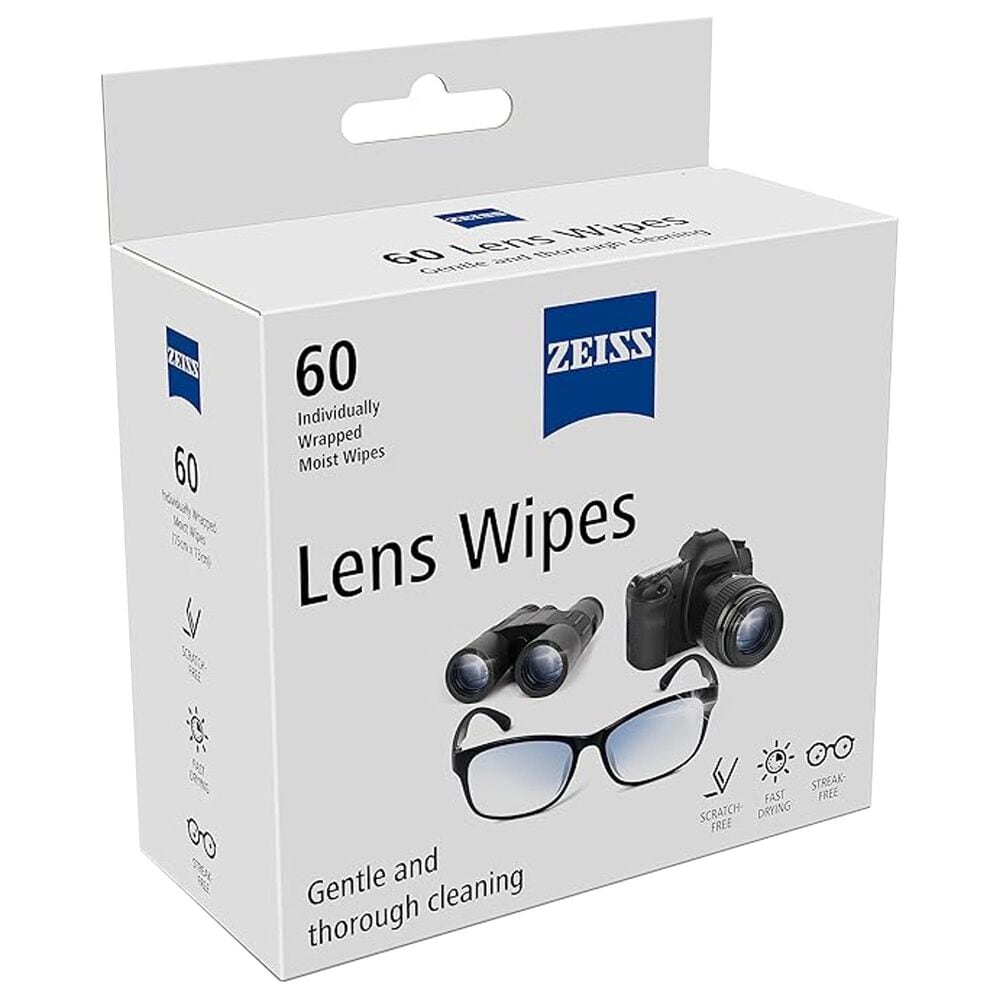 Carl Zeiss Vision Inc. Lens Cleaning Wipes Box in White &#40;Set of 60&#41;, , large