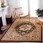 Safavieh Lyndhurst 6" x 9" Black and Beige Area Rug, , large