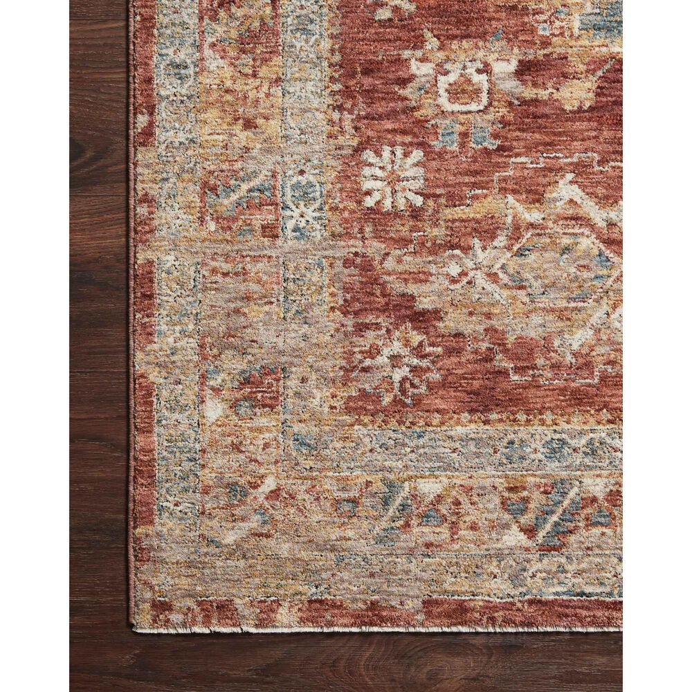 Loloi Gaia 2&#39; x 3&#39; Gold and Brick Area Rug, , large