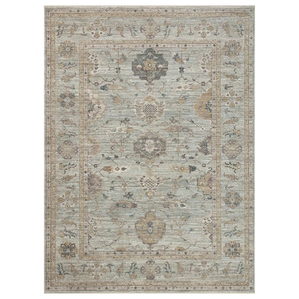 Magnolia Home Millie 11"6" x 15"7" Sky and Gold Area Rug, , large