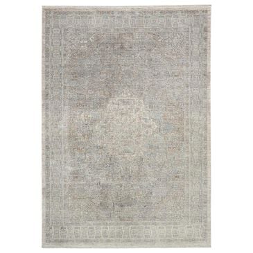 Nourison Starry Nights STN02 5" x 7" Cream and Grey Area Rug, , large