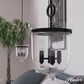 Hunter Belltown 3-Light Pendant in Natural Iron, , large