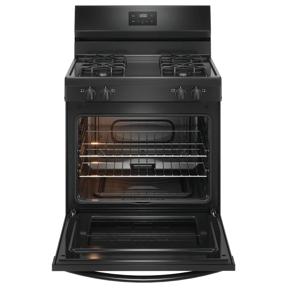 Frigidaire 30&quot; Freestanding Gas Range with 4 Burners in Black, , large