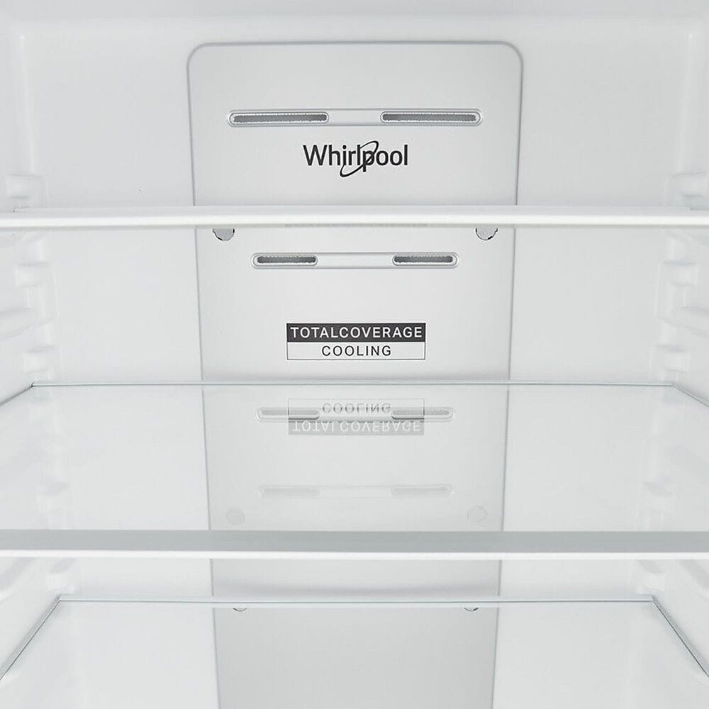 Whirlpool 12.9 Cu. Ft. Counter-Depth Wide Bottom-Freezer Refrigerator in Black, , large