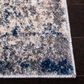 Safavieh Aston ASN718 6" x 9" Grey and Navy Area Rug, , large