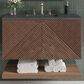 James Martin Marcello 36" Single Bathroom Vanity in Chestnut with 3 cm Charcoal Soapstone Quartz Top and Rectangular Sink, , large