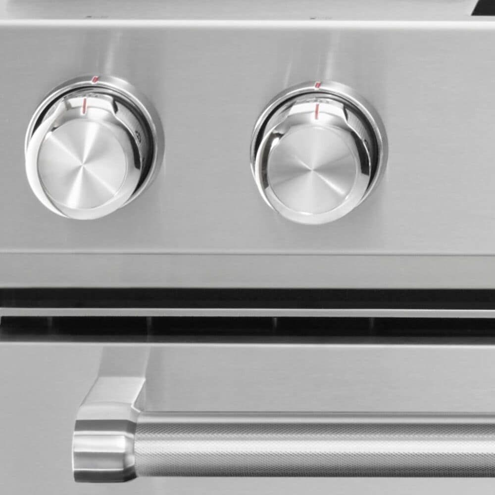 KitchenAid 30&quot; 5-Burner Dual Fuel Convection Slide-In Range with Baking Drawer in Stainless Steel, , large