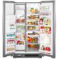 Whirlpool 21.4 Cu. Ft. 33" Wide Side-by-Side Refrigerator in Fingerprint Resistant Stainless Steel, , large