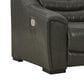 Signature Design by Ashley Center Line Power Recliner in Dark Gray, , large