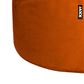 Jaxx 4" Round Bean Bag with Removable Cover in Mandarin, , large
