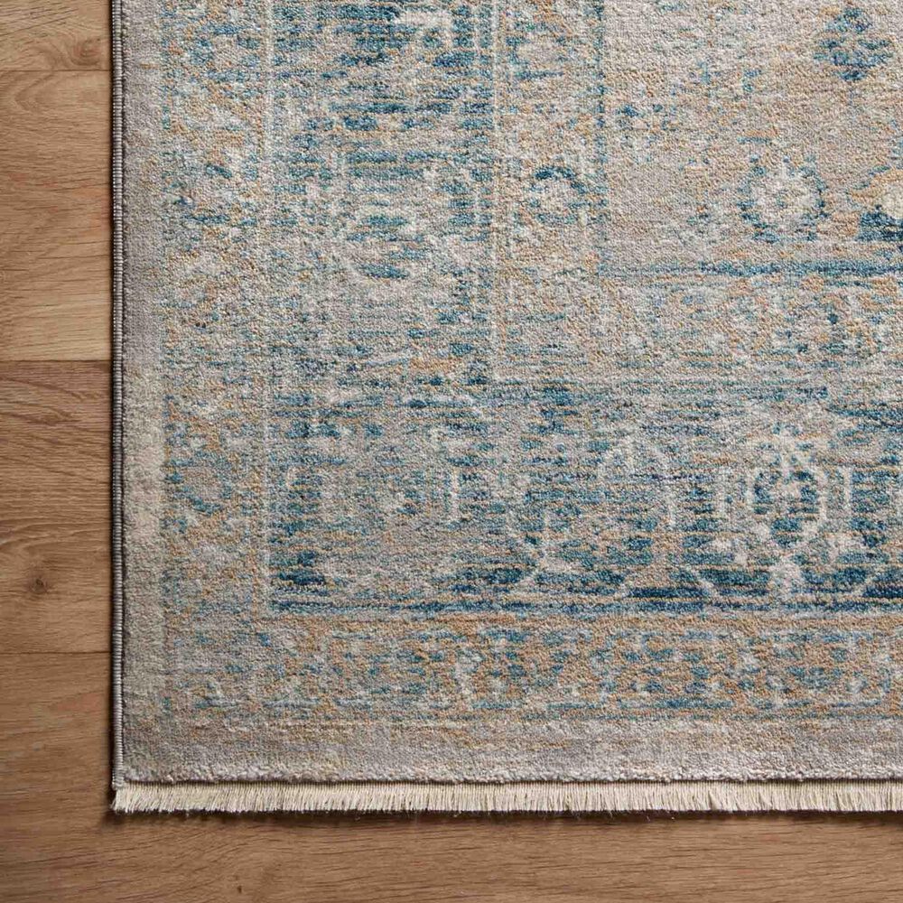 Magnolia Home Elise ELI-01 2&#39;8&quot; x 4&#39; Neutral and Blue Area Rug, , large