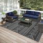 Dalyn Rug Company Sedona SN14 8" x 10" Midnight Indoor/Outdoor Area Performance Rug, , large