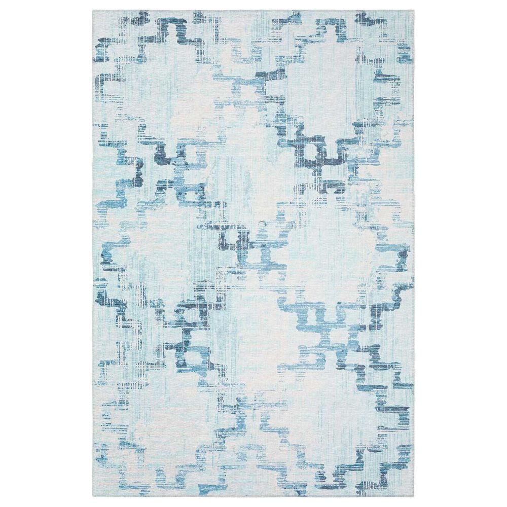 Dalyn Rug Company Sedona Geometric 10" x 14" Skydust Indoor/Outdoor Area Performance Rug, , large