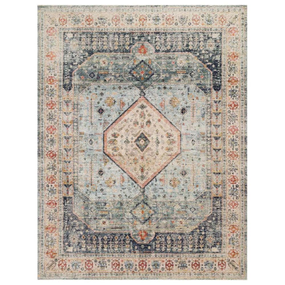 Magnolia Home Graham GRA-03 2"3" x 12" Blue and Antique Ivory Runner, , large