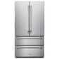 Thor Kitchen 36" Professional French Door Refrigerator with Freezer Drawers in Stainless Steel, , large