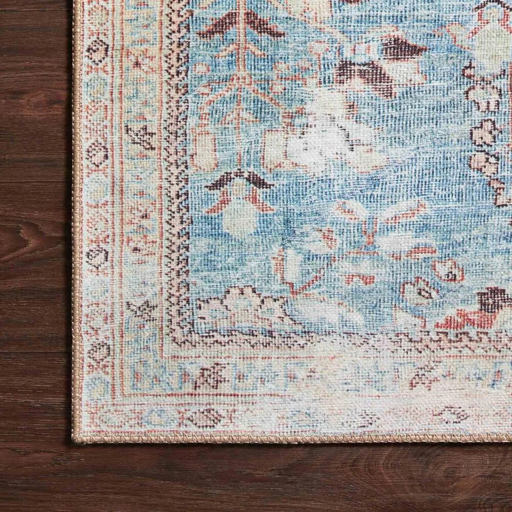 Loloi II Wynter WYN-06 7&#39;6&quot; x 9&#39;6&quot; Teal/Multi Area Rug, , large