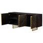 Blue River Monaco Sideboard in Black and Antique Gold, , large