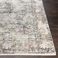 Surya Solar 12" x 15" Black, Gray, Charcoal, Saffron and White Area Rug, , large