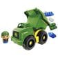 Mega Bloks John Deere Dump Truck Building Set with A Working Loading Bin in Green and Yellow, , large