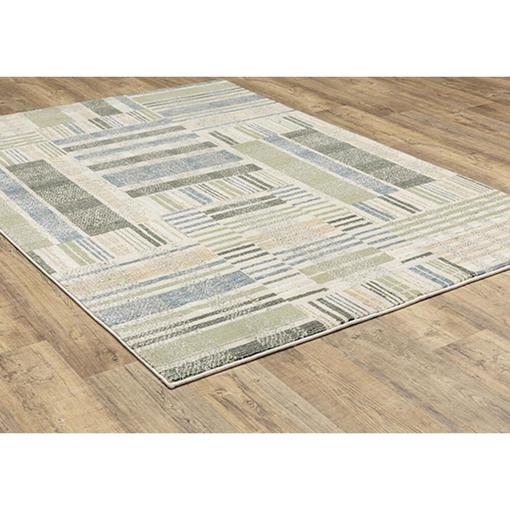 Oriental Weavers Atlas Geometric 752E0 7&#39;10&quot; x 10&#39;10&quot; Blue Area Rug, , large