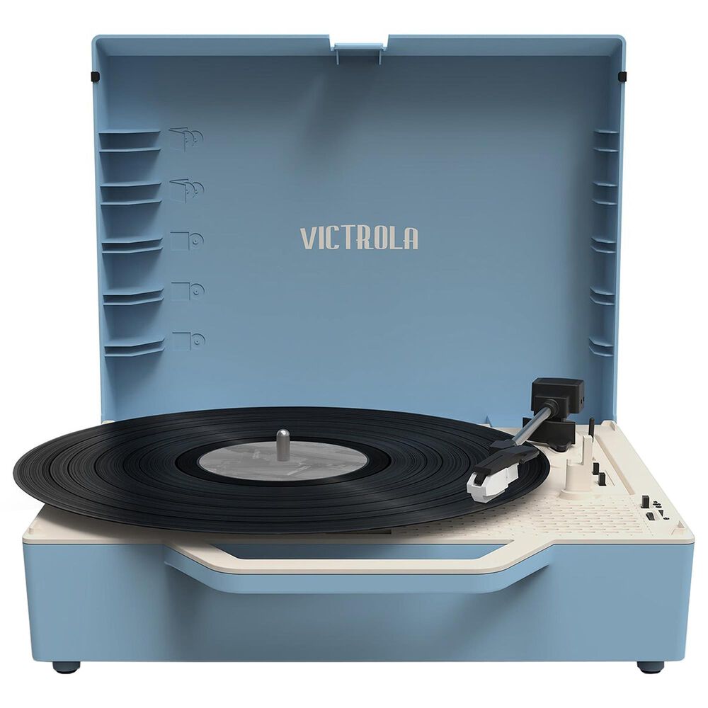 Victrola Bluetooth Suitcase Record Player, , large