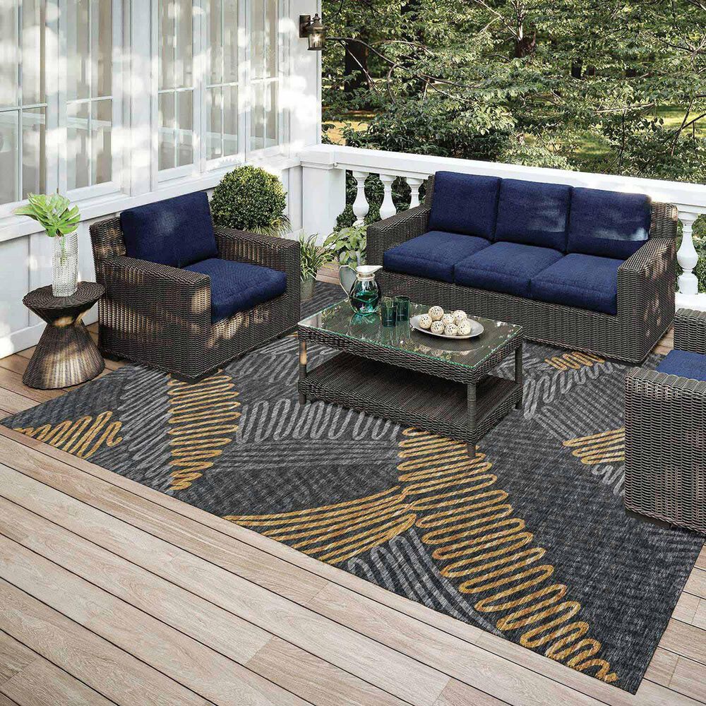 Dalyn Rug Company Sedona 10&#39; x 14&#39; Shadow Indoor/Outdoor Area Performance Rug, , large