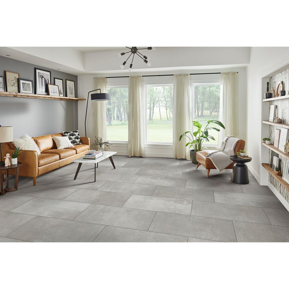 Mannington Adura Adura Apex Domain Concrete 18&quot; x 36&quot; Luxury Vinyl Tile, , large