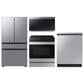 SMSGA 4 Piece Kitchen Package in Stainless Steel, , large