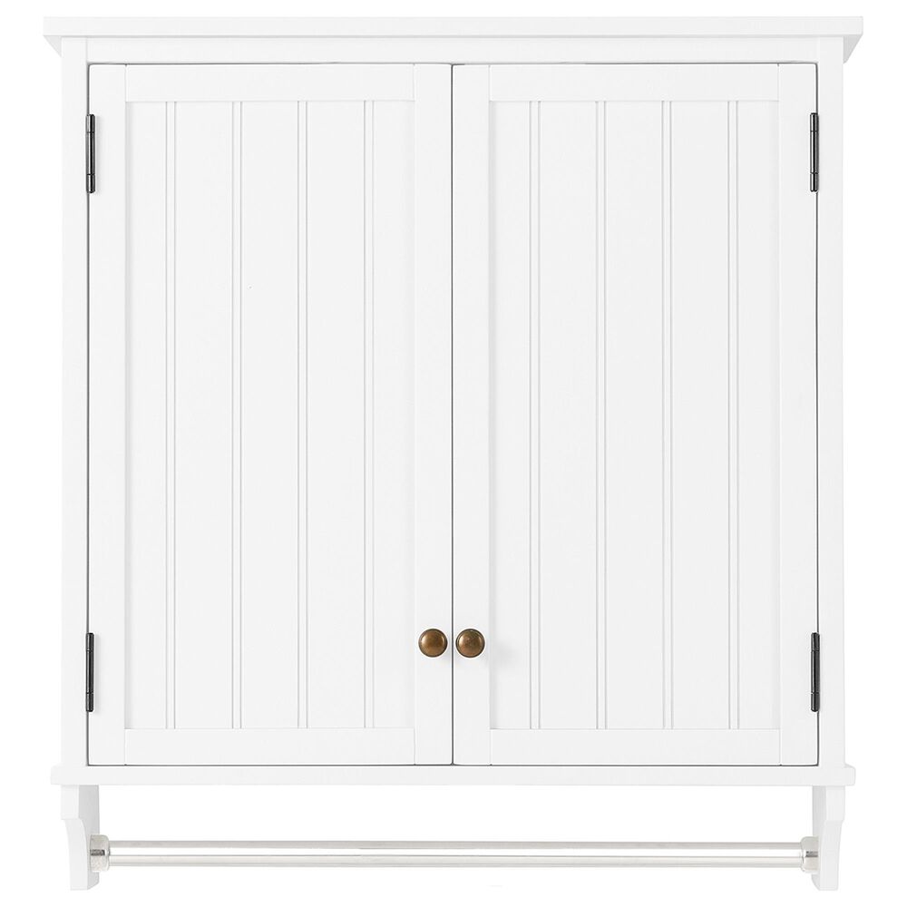 Timberlake Dover 29&quot; Wall Bathroom Storage Cabinet in White, , large
