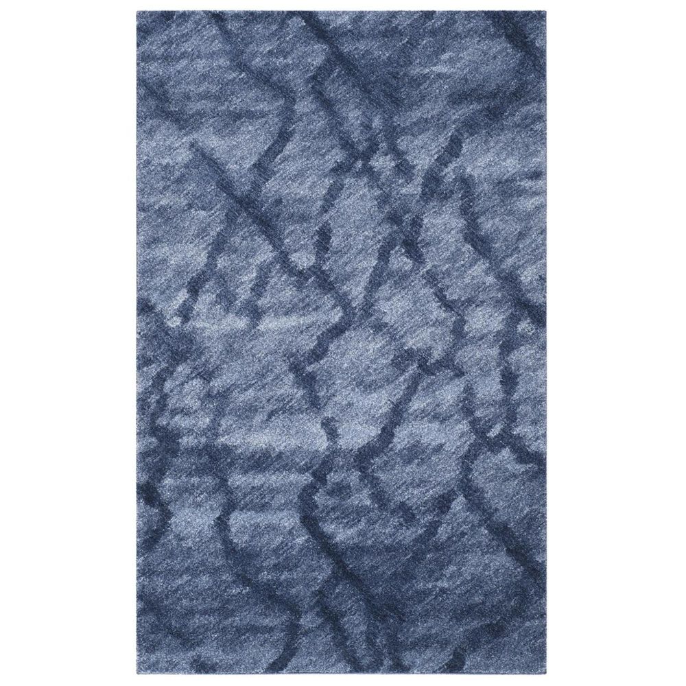 Safavieh Retro RET2144-6570 4&#39; x 6&#39; Blue and Dark Blue Area Rug, , large