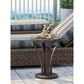 Lexington Furniture Kilimanjaro Patio Accent Table in Rich Espresso - Table Only, , large