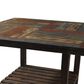 Santa Fe Rustic Rustic Counter Height Dining Table in Multi-Colored - Table Only, , large