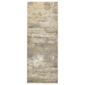 Feizy Rugs Aura 3567F 2"10" x 7"10" Beige and Gold Runner, , large