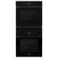 Whirlpool 24" Double Electric Wall Oven with Convection in Black, , large