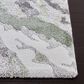 Safavieh Century 2" x 7" Grey and Green Runner, , large