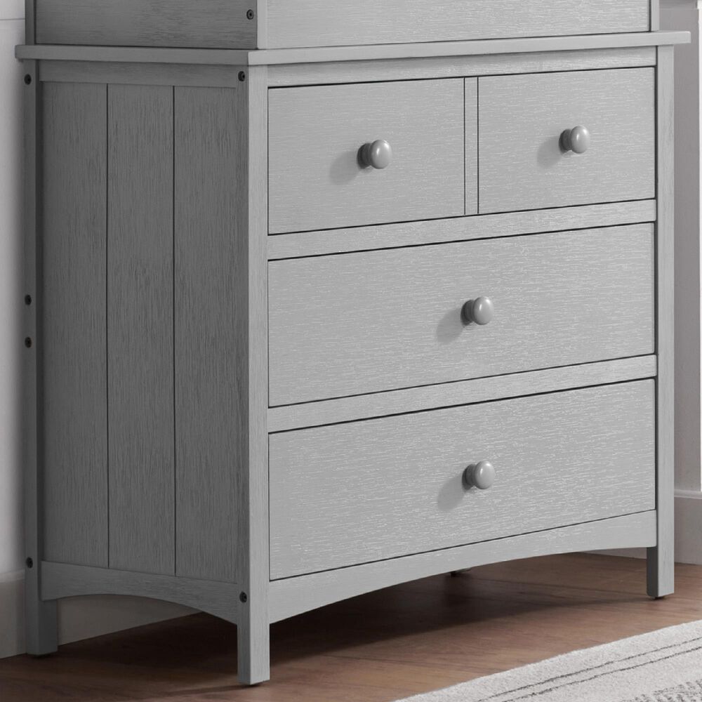 Oxford Baby Montauk 3-Drawer Dresser in Farmhouse Gray, , large