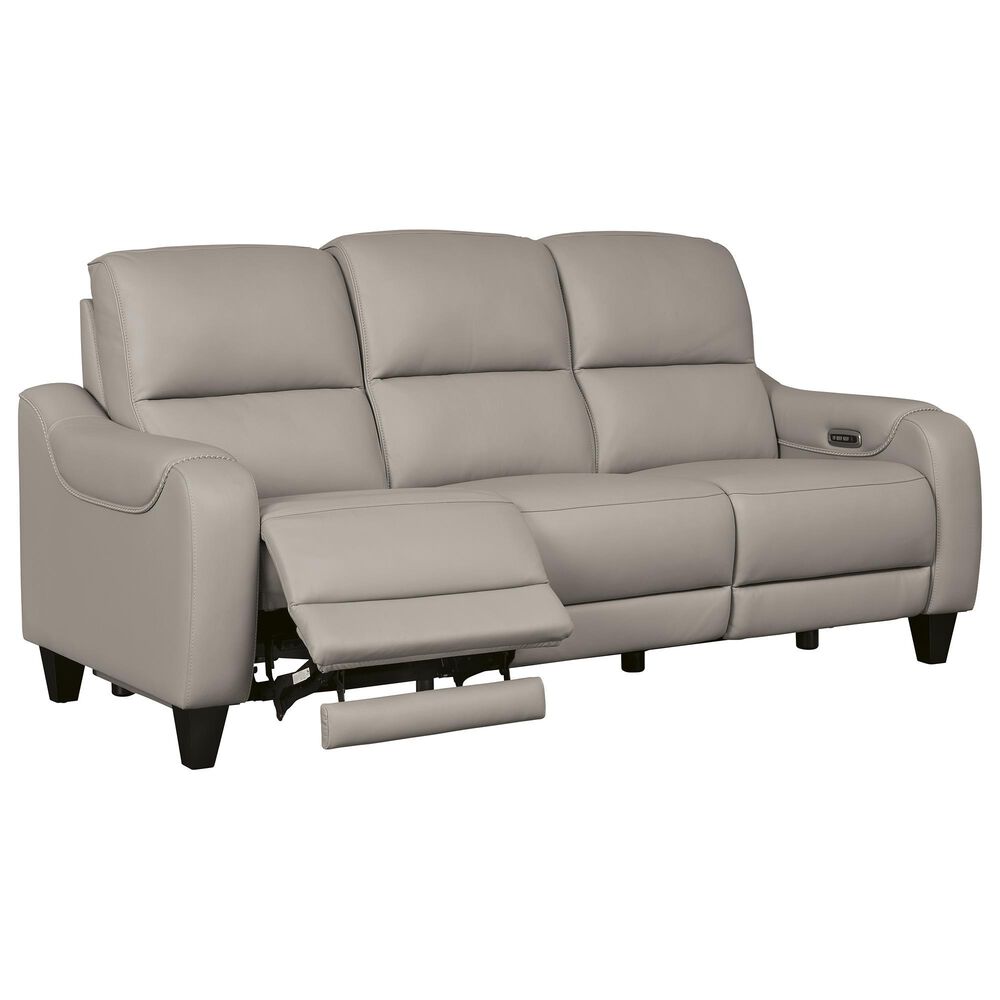 Signature Design by Ashley Mercomatic Power Reclining Sofa in Gray, , large