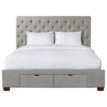 Mayberry Hill Waldorf King Upholstered Bed in Boulder Grey, , large