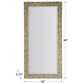 Hooker Furniture Surfrider Floor Mirror in Light Brown and Silver, , large